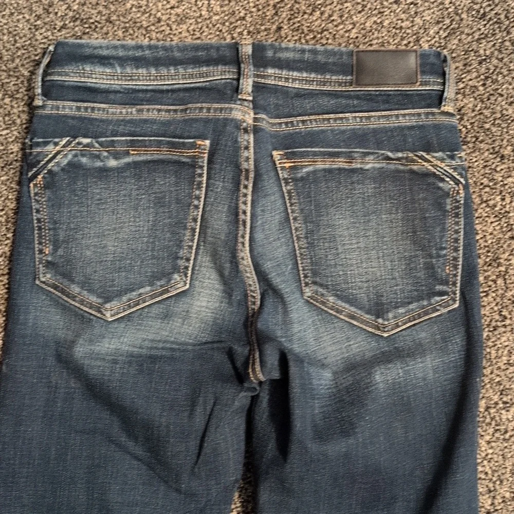 Buckle Black Blue Denim Flare Jeans 25x34 - Picture 7 of 14